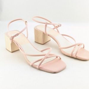 Dolce Vita Pink Strappy Block Heels